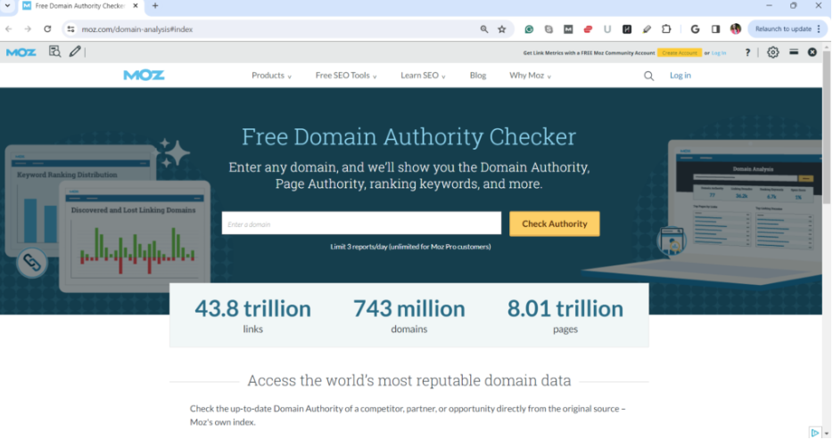 Domain Authority Checker – Measure Website Authority & SEO Growth (2025)